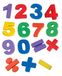 Miniland 97923 - Jumbo-nummers magnetisch/houder 68 stuks