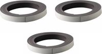 Merkloos / Sans marque Rayher hobby materialen Magneetband - 3x - op rol - 2 meter x 12 mm - zwart