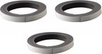 Merkloos / Sans marque Rayher hobby materialen Magneetband - 3x - op rol - 2 meter x 12 mm - zwart