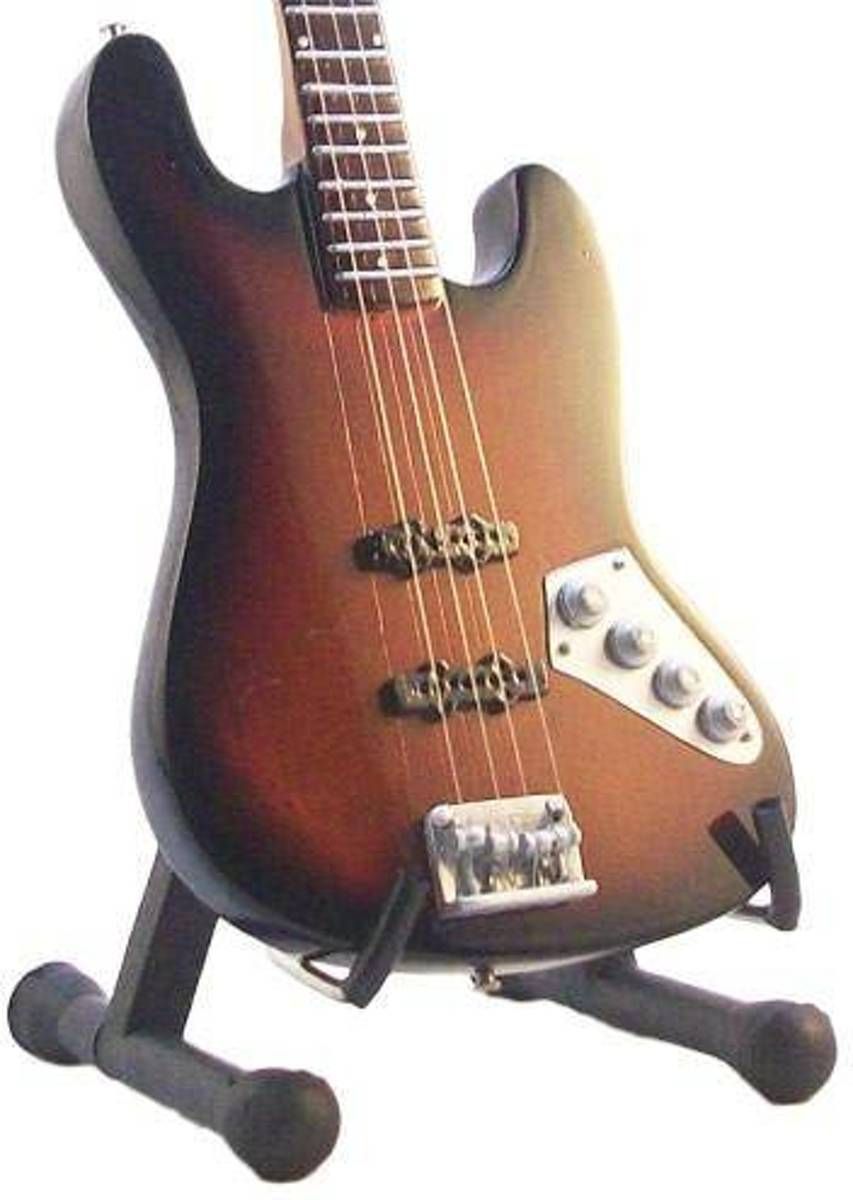 Mlc Jaco Pastorius Miniatuur basgitaar