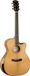CORT Gold-Edge Grand Auditorium Cutaway All Solid Elektro-Akoestische Gitaar Naturel Hoogglans met Koffer