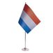 AZ FLAG Tafelvlag Luxemburg 22x15 cm Luxemburgs Satijn Metalen Voet