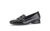Gabor - Dames - Loafers - Zwart - Leer - Maat 39