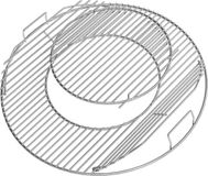 Grille de remplacement sans marque 57cm Grills à charbon de bois - Système Gourmet Grilles de cuisson chromées
