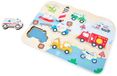 Hape Wooden Puzzle Toy - Emergency Vehicles Puzzle