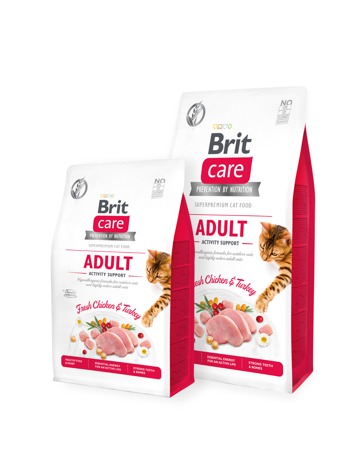 Brit Care Cat Grainfree Adult Activity Support Fresh Chicken & Turkey 7 kg