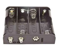 RS PRO Batterijhouder voor 4 x AA batterijen