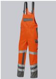 BP Multinorm-veiligheidsbroek met borststuk Apc1 2214-840 Kledingmaat 56 Mannen Warnorange/Dunkelgrau Polyester