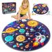 Puzzel vloer zonnestelsel - Puzzel rond 70 stukjes - Diameter 58 cm - Voor kinderen 3 tot 8 jaar