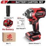 StarTech Rot Elektrische slagmoersleutel - 18V borstelloos - 1,27 cm vierkant - 1200 Nm - 6800 omw/min, 7200 slagen/min - Zonder accu