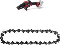 Merkloos / Sans marque Accu-kettingzaag 18V - 12,5 cm Zaaglengte - Borstelloos - Met Reserveketting