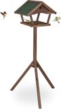 Relaxdays Vogelvoederhuisje - op paal - 139 cm