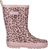 ZIGZAG Gummistiefel Gemus Unisex Bruin-roze Panterprint Maat 25