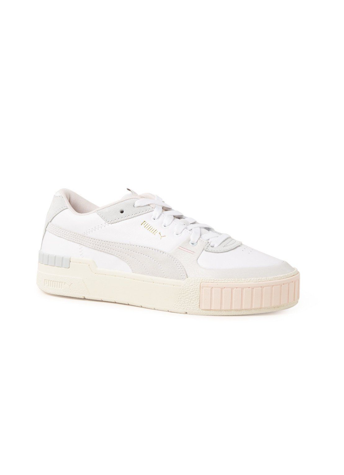 PUMA Cali sneaker van leer - wit