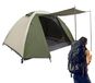 Merkloos Camping Koepeltent voor 1 Persoon met Interne Opbergruimte
