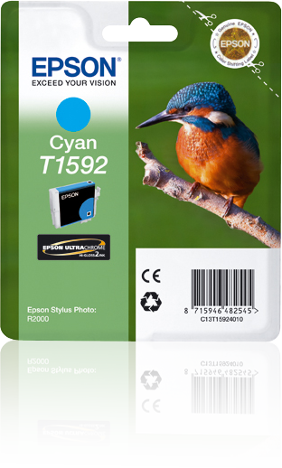 Epson T1592 Cyan single pack / cyaan
