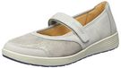 Ganter Dames Klara ballerina's, lichtgrijs, 40.5 EU Breed