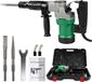Marque générique Marteau-piqueur - Marteau-burin Marteau-brise - Gros travaux de démolition - 1400W - 30J Force de frappe - SDS-plus - Mallette incluse