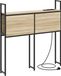vidaXL - tête de lit - avec - station de recharge - Sonoma - chêne - bois - traité