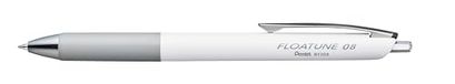 Pentel BY208 Floatune Rollerball Pen, Medium Point (0.8mm), Black Ink, Pack of 12