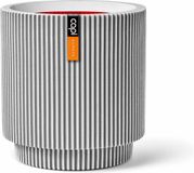 Capi Europe Vase cylindre Groove NL 35x38 Ivoire