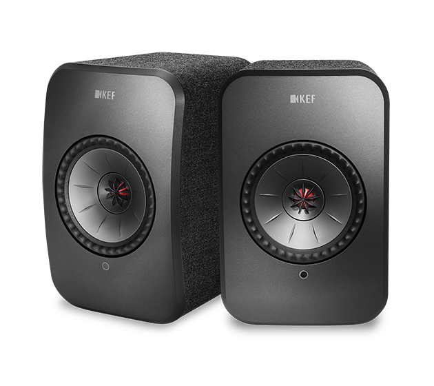 KEF LSX Zwart Wireless Speaker (per paar) zwart