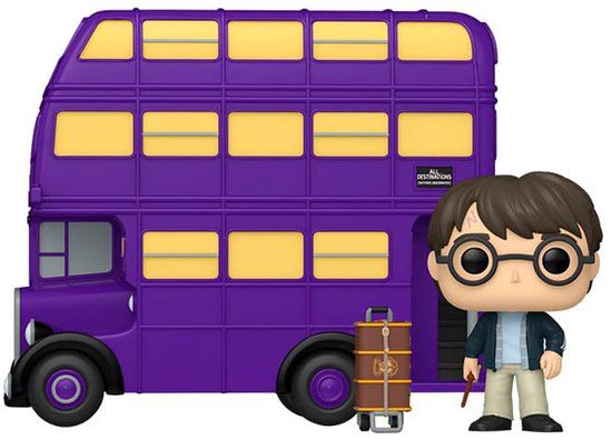 Funko Harry Potter With Knight Bus (Pop! Ride Super Deluxe) vinylfiguur 139 Unisex Funko Pop! - Neutraal - Standard