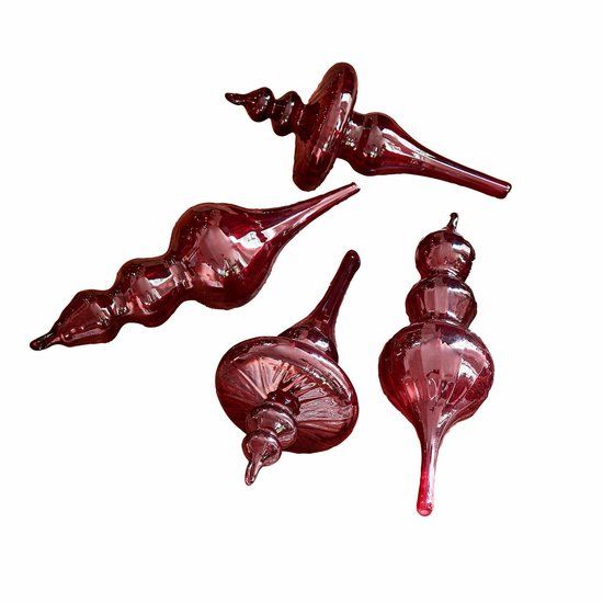 LOBERON Hanger set van 4 Camorita bordeaux