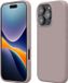 kwmobile telefoonhoesje geschikt voor Apple iPhone 16 Pro - Hoesje met siliconen coating - Smartphone case in lila wolk