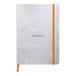 RHODIA Rhodiarama A5 Dot Grid Notebook - Silver