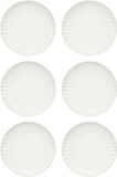 Cookinglife Assiettes Cardida Off White ø 26 cm - 6 Pièces