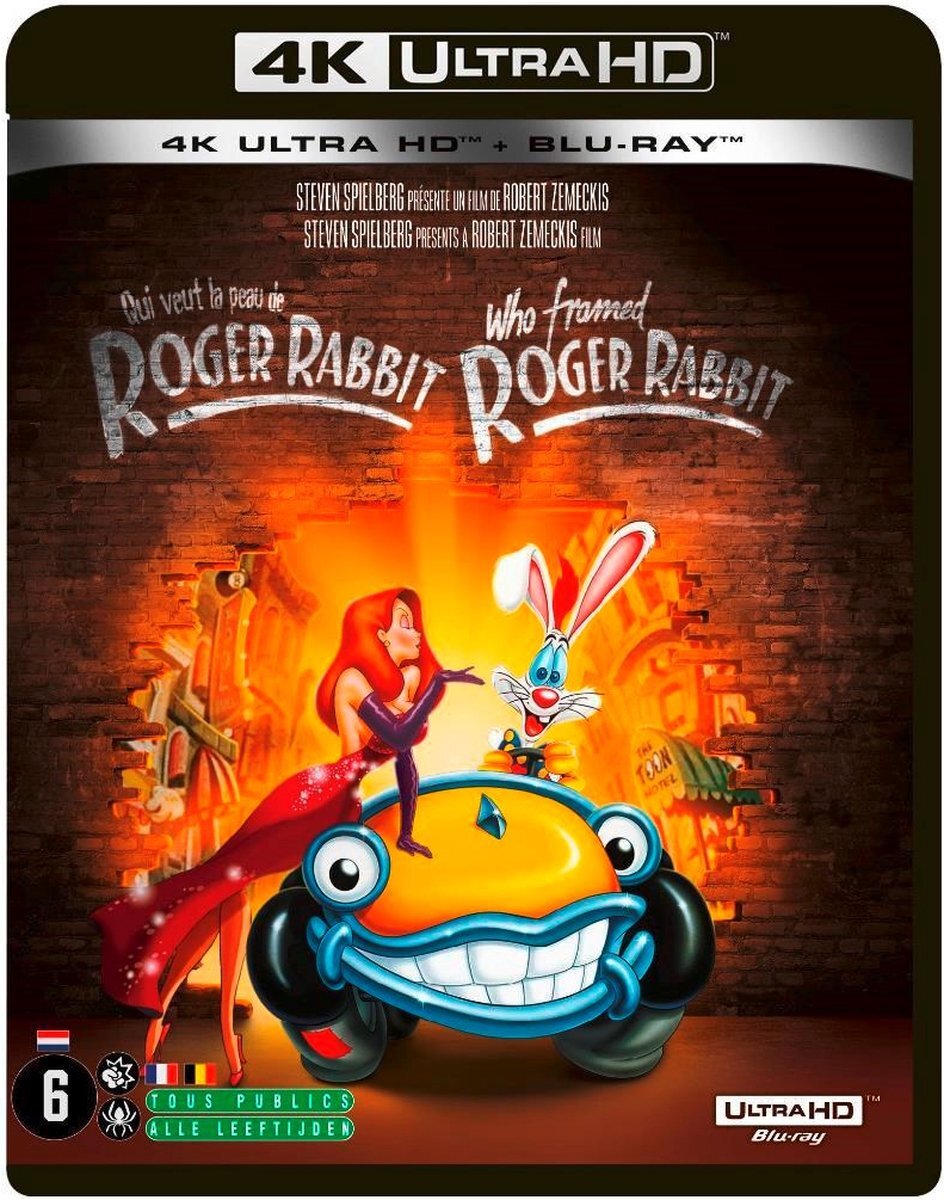 Disney Movies Who Framed Roger Rabbit (4K Ultra HD Blu-ray)
