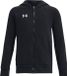 Under Armour UA Rival Fleece FZ Hoodie Jongens Vest - Zwart - Maat 152