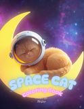 Space Cat Coloring Book