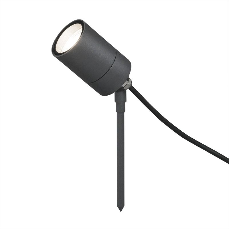 QAZQA Duo - Priklamp - 1 lichts - H 280 mm - Antraciet