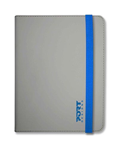 Port Designs Slanke universele beschermende 9/10 inch grijs/blauwe hoes voor Samsung Galaxy/iPad/Kindle tablets