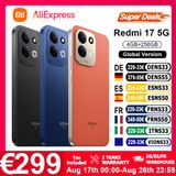 XIAOMI Redmi Globale versie 17 5G smartphone 5G 6,9" display Snapdragon@ 4 Gen 5 met 5G 7500mAh batterij 45W turbo-opladen
