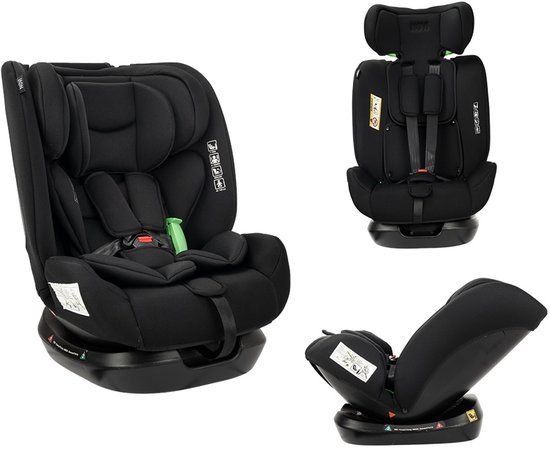 Novi Baby Novi Tobias I-Size Autostoel - Zwart - Groep 0/1/2/3 - 40-150 cm - Autogordel