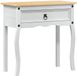vidaXL Console tafel Wit 73 x 35 x 73 cm Massief grenenhout
