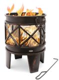 HEAT OUTDOOR LIVING HEAT Firecask Vuurkorf Zwart Staal