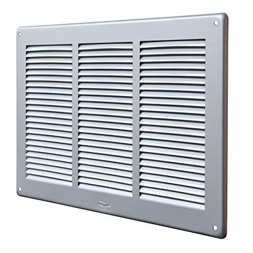 La Ventilation GAL3424 ventilatierooster rechthoekig aluminium zilver 340 x 240 mm