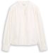 Tom Tailor Corduroyblouse met ruches aan de kraag - Maat 46 - Whisper White