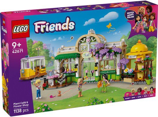 LEGO - Friends LEGO® Friends Plantencafé en Bloemenwinkel Bouwset - 42671