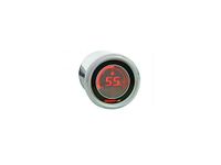 OP KOSO D48 benzinepeil-indicator (LCD zwart - rood)