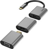 Hama Adapter video 6-in-1 aluminium | 12 stuks