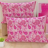 PETTI Artigiani Italiani - Paar kussenslopen, digitale print, Paisley 02, 100% microvezel, hypoallergeen, 100% gemaakt in Italië
