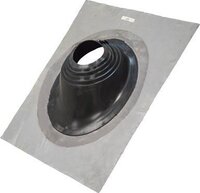 Dakplaat lood ø 200-275mm 0-45° met EPDM mof tot 135°C zwart