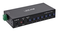 InLine 35396E interface hub 2 x USB 3.2 Gen 1 (3.1 Gen 1) Type-B 5000 Mbit/s Zwart