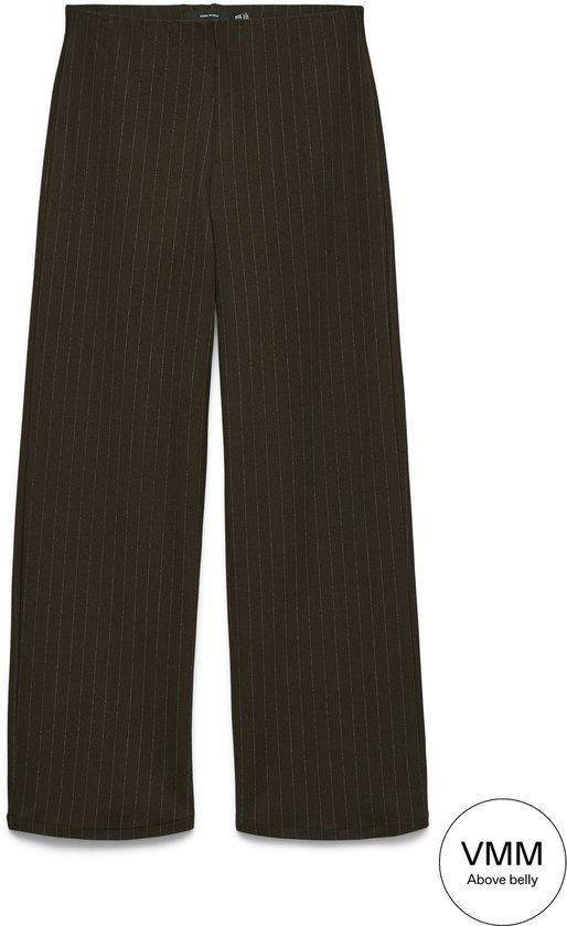 VERO MODA MATERNITY VMMBERLIN MY HW WIDE PRINT PANT NOOS Dames Leggings L Chocolate Torte