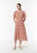Comma Maxi-jurk met lange mouwen en ronde hals, maat 36, wit